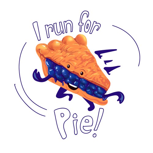 I run for Pie! Design Concept