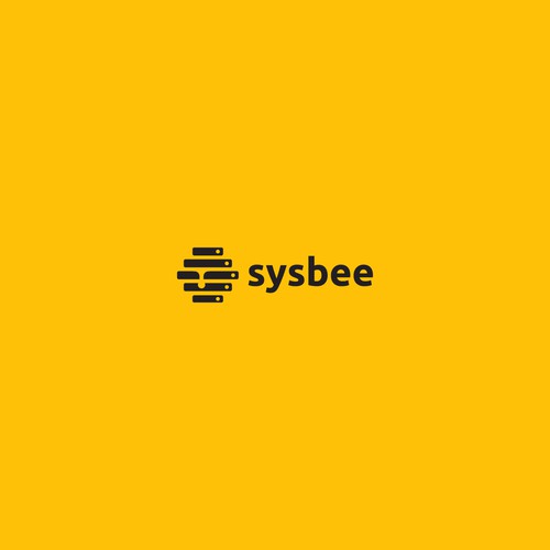 Bee concept logo forsysbee