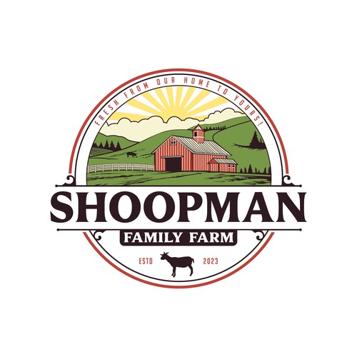 Animal farm logo design