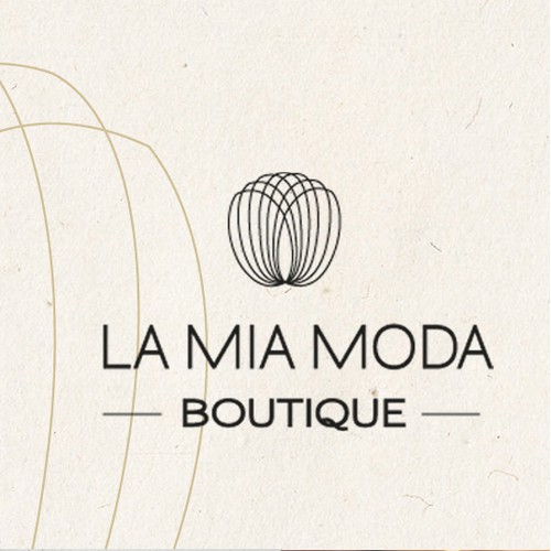 Logo design for La Mia Moda Boutique