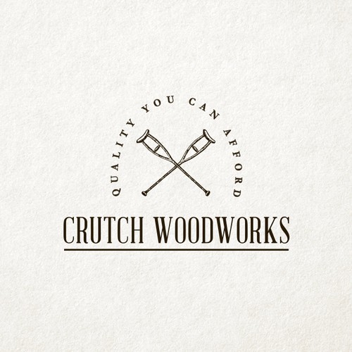 Vintage and Classic Logo Design for Hand Made Wood Products