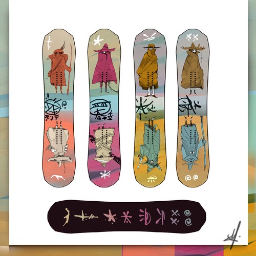 Custom Snowboard Design - WildWestSHootzx