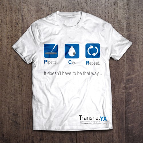 TransnetYX Shirt Design (White)