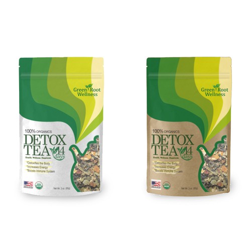 Detox Tea packaging