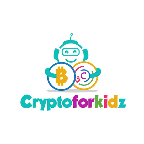 Playful logo for Crypto Education