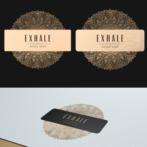 Exhale logo design