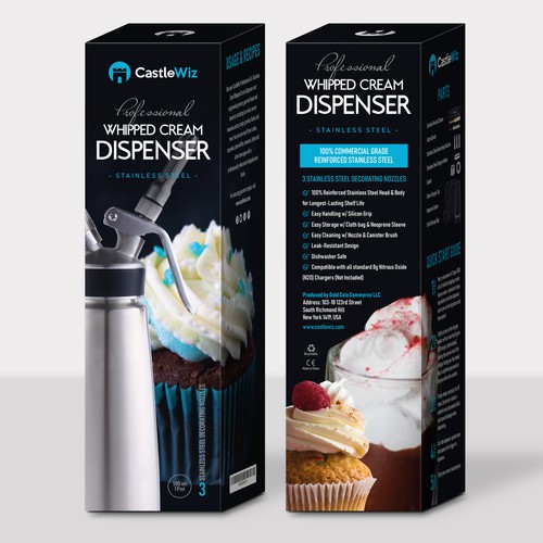 Cream Dispenser Box Design
