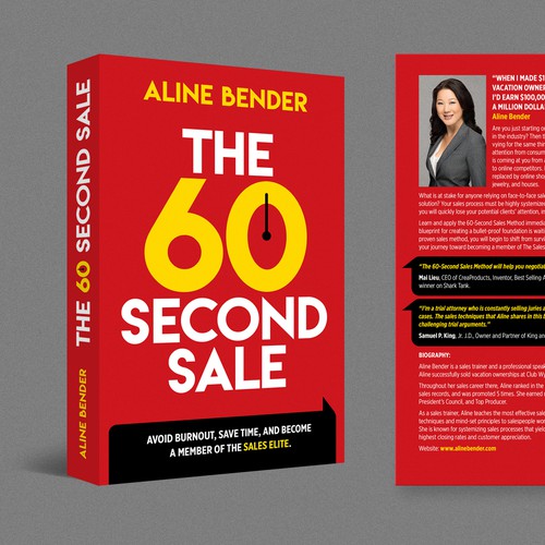 Book cover design for The 60 second sale
