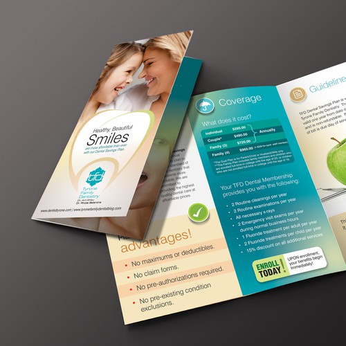 Create a Dental Saving Plan brochure that won't put you to sleep!