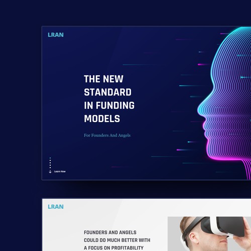 Landing Page for Last Round Angel Network