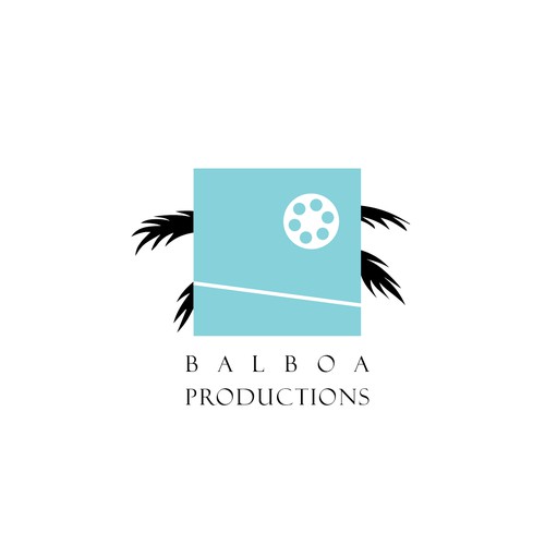 Logo for a California based production company which produces movies, tv drama series etc.