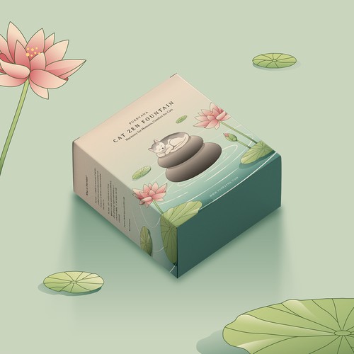 Packaging Illustration for Purrvana