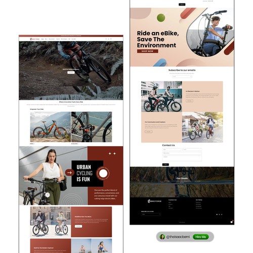 Ebike Forge Cycling website
