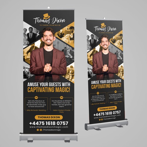 Thomas Dixon Roll up banner