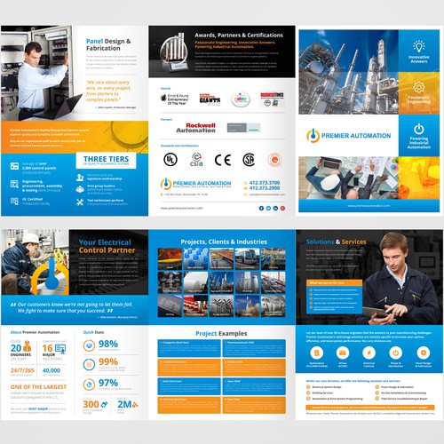 Create New Brochure for Industrial Automation Leader!