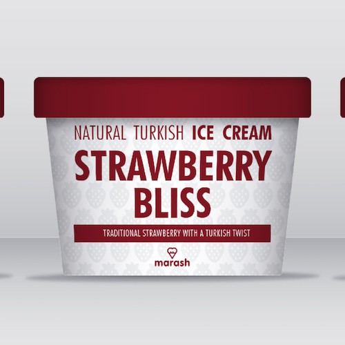 Packaging Design for Natural Turkish Ice Cream shop