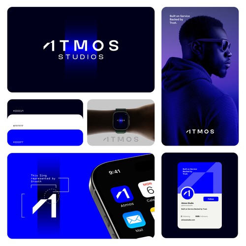 ATMOS Studios — Modern Identity with Meaningful Minimalism