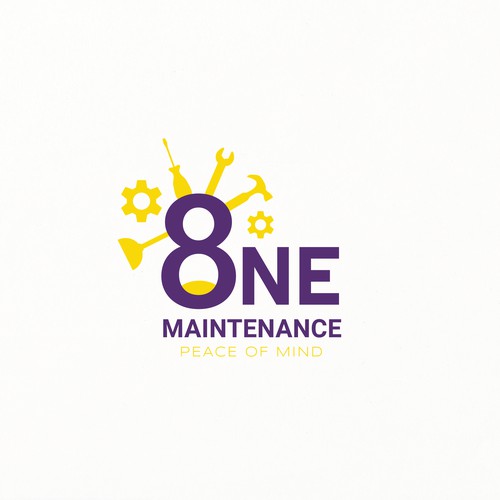 ''8 One Maintenance'' company logo