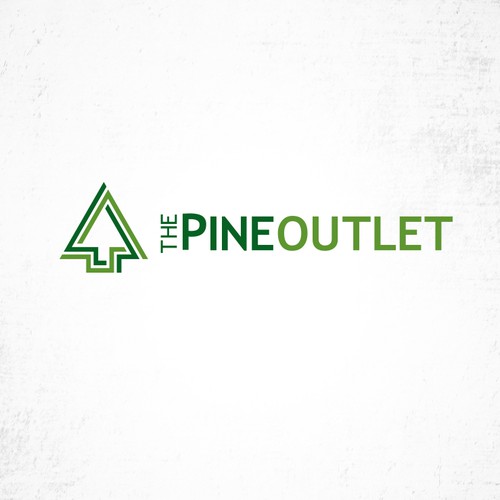 Create a Clean and Fresh  Logo for The Pine Outlet