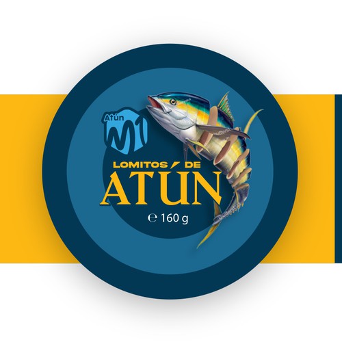 Tuna can packaging design
