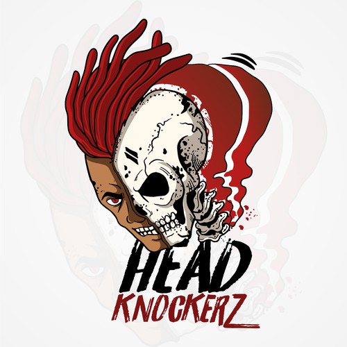 Eye-catching logo for HEAD KNOCKERZ