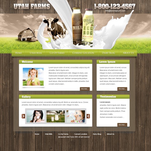 Design a new Milk Label's Website