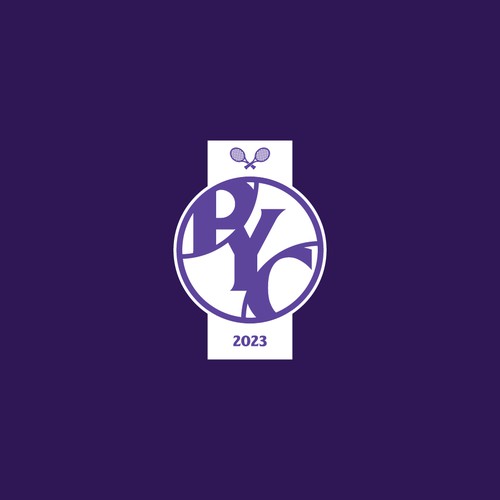 Logo design for a family tennis team.