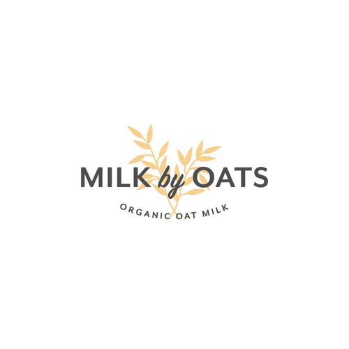 logo concept for a plant milk company