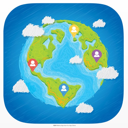 App Icon for spin-off of popular Geography Game