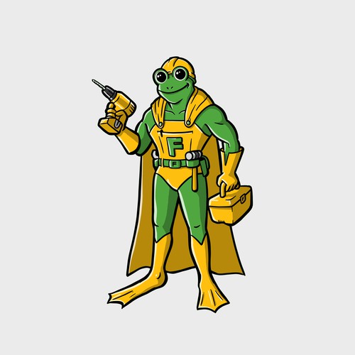 Frogman Mascot