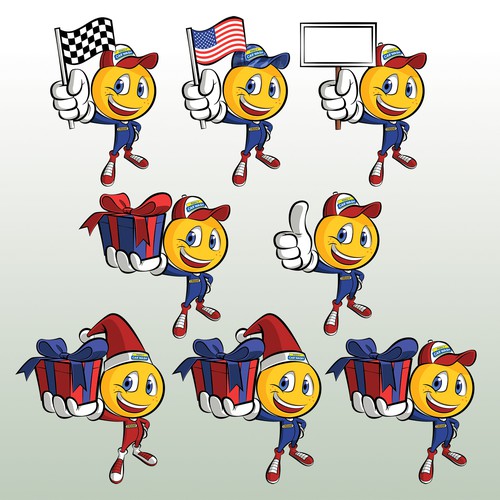 Car Wash Mascot Design