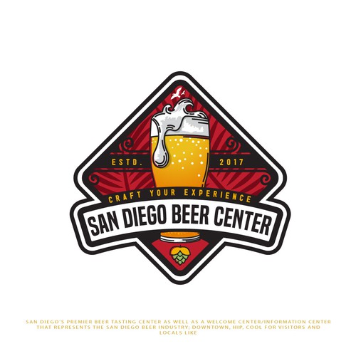 Logo: Surf Shop Meets Craft Beer Pub: San Diego's premier beer tasting center needs identity