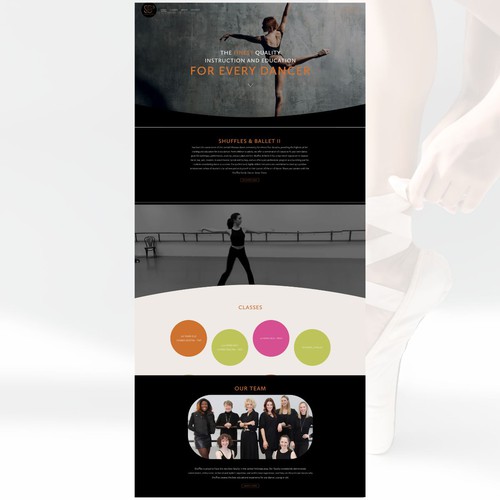 Website Design For Dance Studio