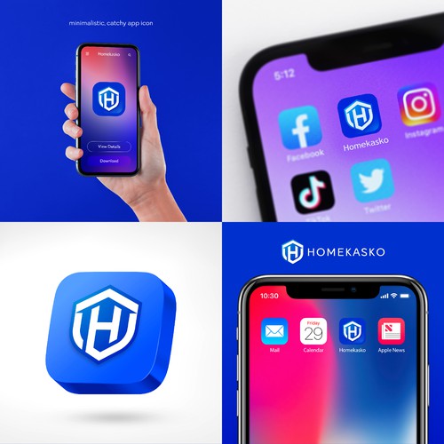 H Home Logo unused Concept - For Sale