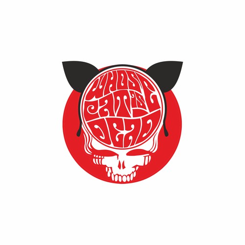 Psychedelic logo for a Grateful Dead cover band from Canada