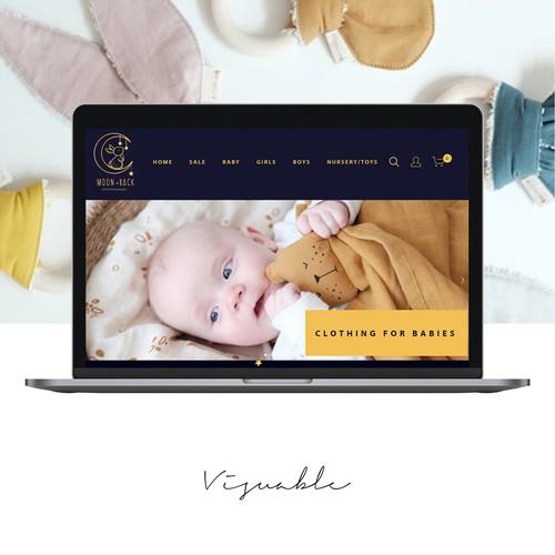 E-commerce Website Design for Children's Clothing 