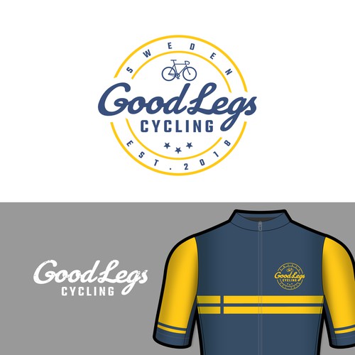 Logo design for ‘Good Legs’ cycling apparel store