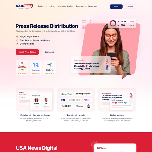 News Website Design