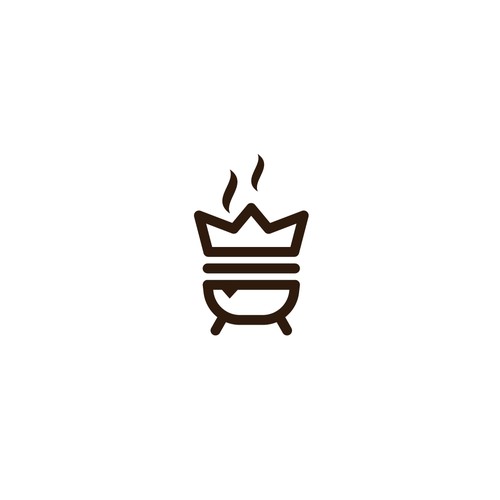 Bold logo for the kings of grilled meat sandwiches