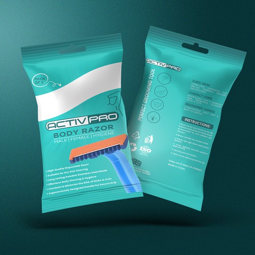  Body Razor Packaging Design