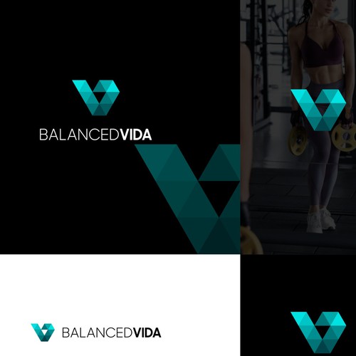 Bold logo concept for balancevida