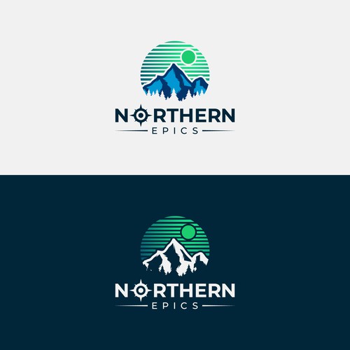 Adventurous logo for a hiking/survival guiding company to appeal to both young and old
