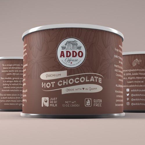 Simply Natural Hot Chocolate Concept