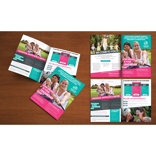 Update an existing flyer to create a fun and exciting 4 page workshop flyer