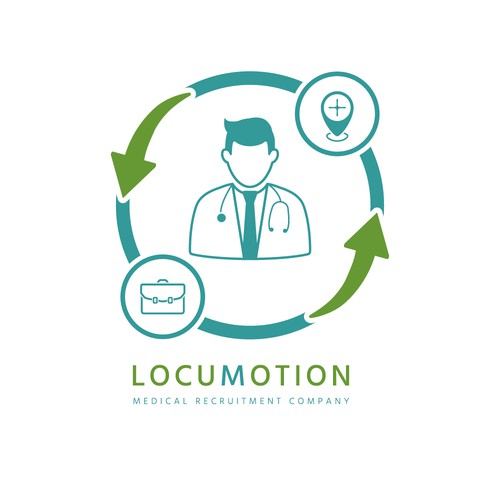 Flat logo for LOCUMOTION