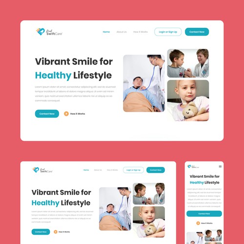 Medical Health Landing Page