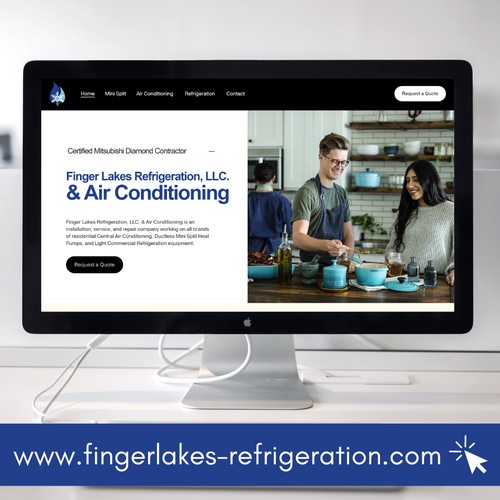 Finger Lakes Refrigeration - Professional Contractor Website
