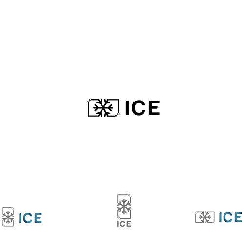 Simple Techno logo for ICE