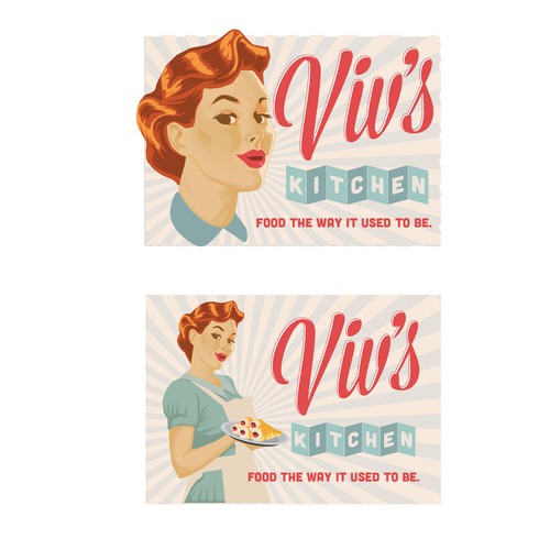 In contest We need a 1950s housewife themed logo