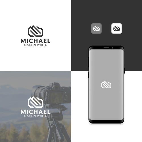 Michael Martin White Logo Concept